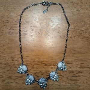 Loft Silver and White Necklace
